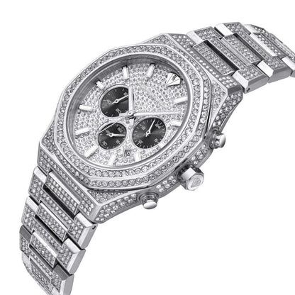 שעון Pierre Richardson Full Diamonds משובץ לגבר Pr5891