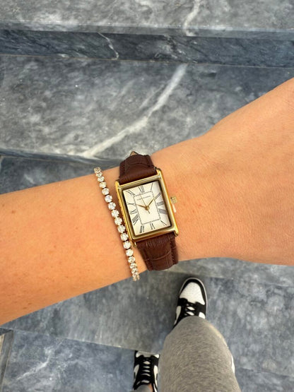 שעון Roberto Marino מלבני לנשים RM1702