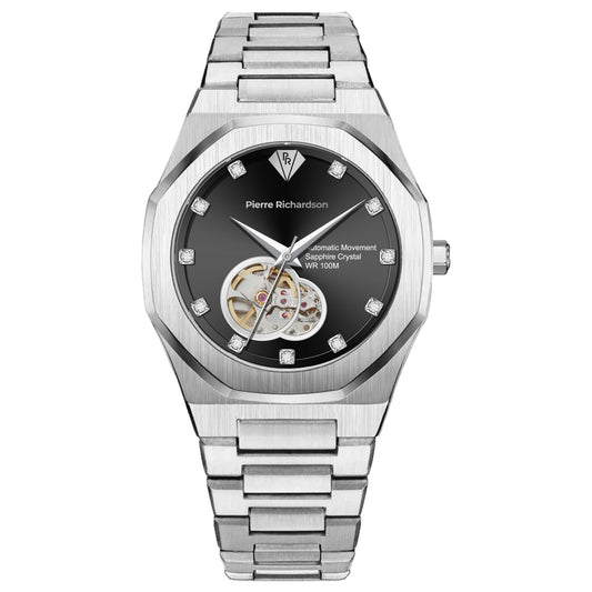 שעון משובץ Pierre Richardson PREMIUM לגבר Pr5921