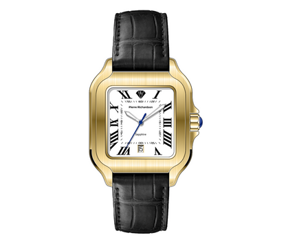 שעון מלבני Pierre Richardson לגבר Pr8502