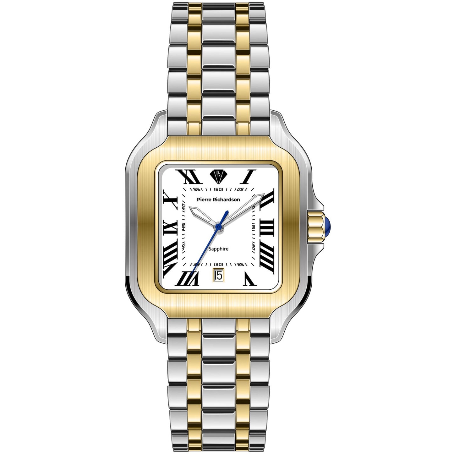 שעון מלבני Pierre Richardson לגבר Pr8705
