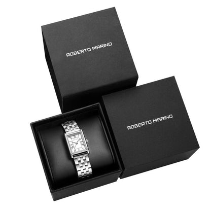 סט שעונים מלבני זוגי Roberto Marino RM2721 + RM1721