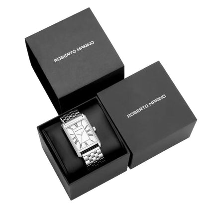 סט שעונים מלבני זוגי Roberto Marino RM2721 + RM1721