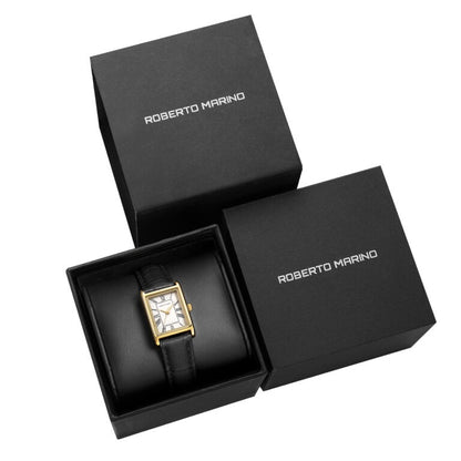 סט שעונים מלבני זוגי Roberto Marino RM2712 + RM1712