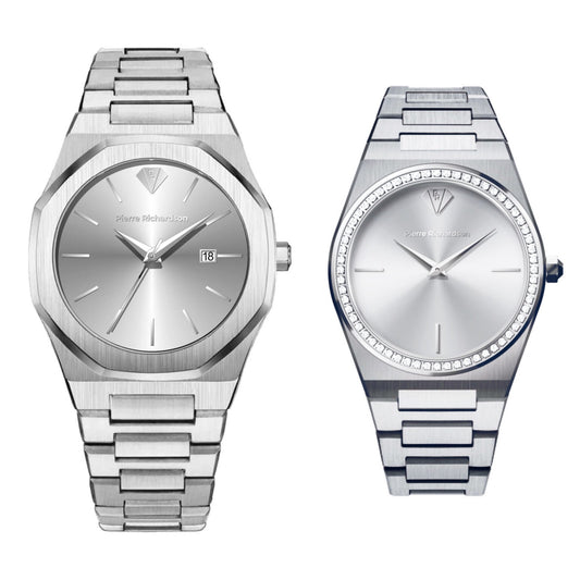 סט שעונים זוגי Pierre Richardson Pr5411 + Pr3371